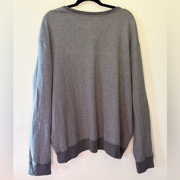 Polo Ralph Lauren Gray Printed V-Neck Sweater Men’s Size XXL Preppy - Picture 2 of 6